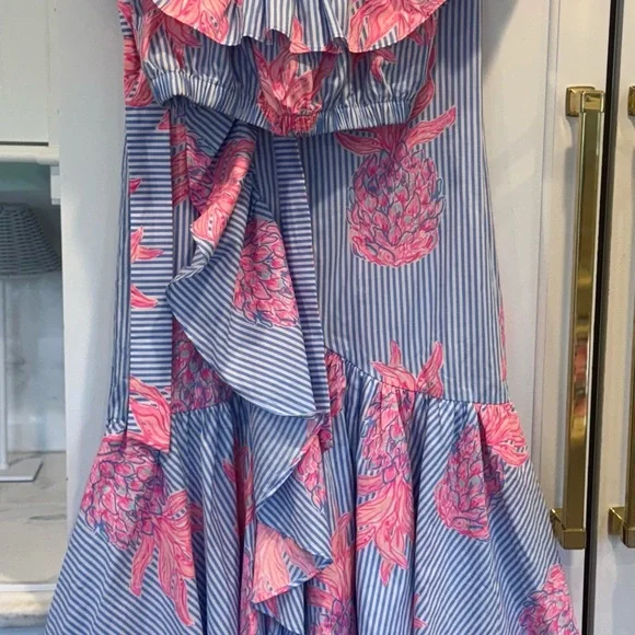 LILLY PULITZER LARISSA SET in BLUE PERI RUM SWIZZLE Sz 00•NEW WITHOUT TAGS• - Picture 3 of 7